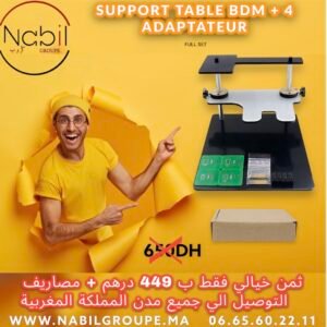 SUPPORT TABLE BDM + 4 ADAPTATEUR FULL SET