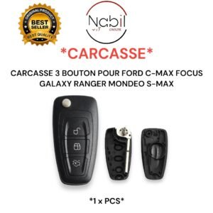 CARCASSE 3 BOUTON POUR FORD C-MAX FOCUS GALAXY RANGER MONDEO S-MAX