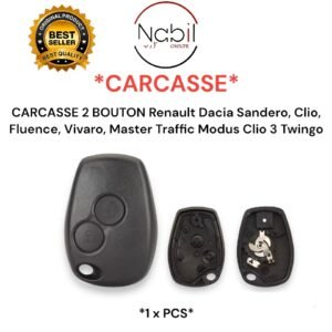 CARCASSE 2 BOUTON Renault Dacia Sandero, Clio, Fluence, Vivaro, Master Traffic Modus Clio 3 Twingo