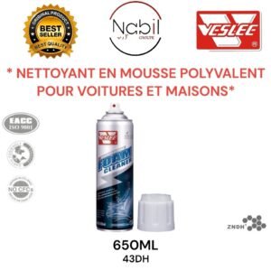 NETTOYANT EN MOUSSE POLYVALENT POUR VOITURES ET MAISONS (650ML)
