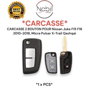 CARCASSE 2 BOUTON POUR Nissan Juke F15 F16 2010-2018, Micra Pulsar X-Trail Qashqai